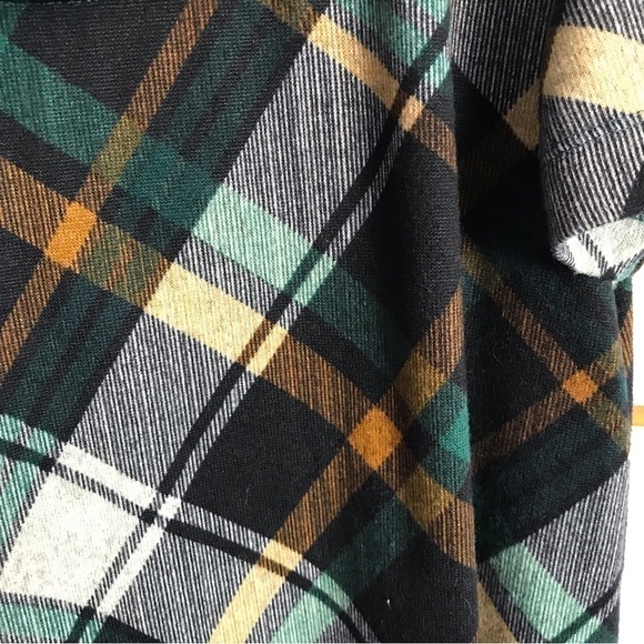 JH plaid dress, women’s size large.  Green plaid/ tartan. - Picture 3 of 8